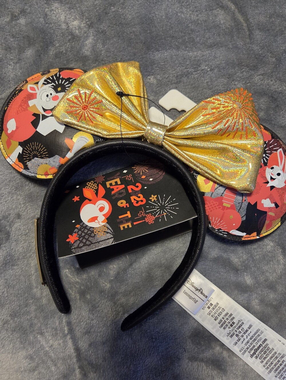 Disney Loungefly Year Of The Rabbit Ears Headband
